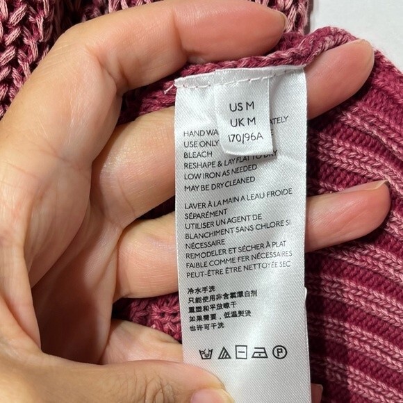 Free People Half Moon Bay Sweater in Wine M NWOT - Picture 13 of 16